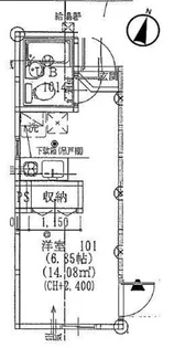 キャトルメゾン野方【1階】の間取り