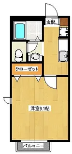 La Maison Sakura A【2階】の間取り