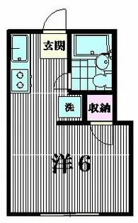 レジデンス西馬込【1階】の間取り
