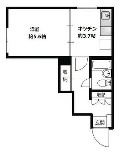 サトウアパート【1階】の間取り