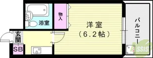 マンエイマンション【2階】の間取り