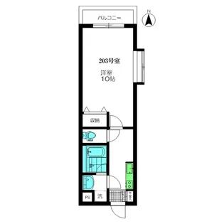 モンソレアード【2階】の間取り