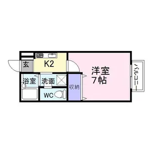 サンフォレスト【1階】の間取り