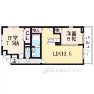 GLANZCLKいちご館【1階】の間取り