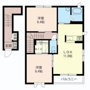 クレエール I【2階】の間取り