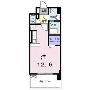 マーヴェラス駅南【3階】の間取り