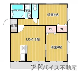 ドリームマンション【2階】の間取り