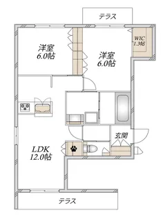 (仮称)稲城市押立ヘーベルメゾン【1階】の間取り