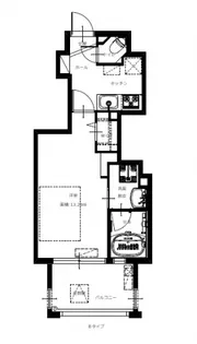 BAUHAUS Ujina No.19【3階】の間取り