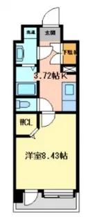 エマーブル矢賀【9階】の間取り