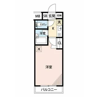 マイナビSTAYミライエ世田谷上馬【4階】の間取り