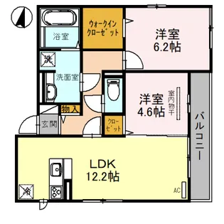 トルチェピーノ【2階】の間取り