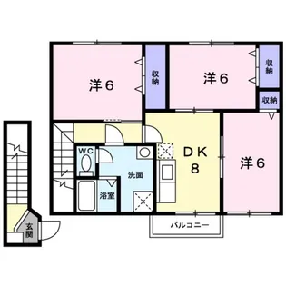 クレア21【2階】の間取り