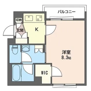 シャーメゾン ドマーニ【2階】の間取り