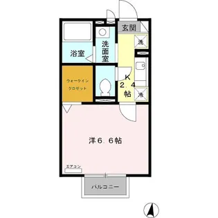 ボー・シエークル【2階】の間取り