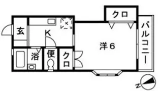 ハイブリッジ湘南【2階】の間取り