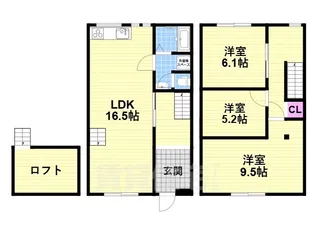 プレシャス KAMIJI【1階】の間取り
