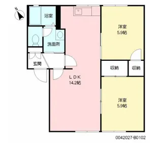 コンフォール志村【1階】の間取り