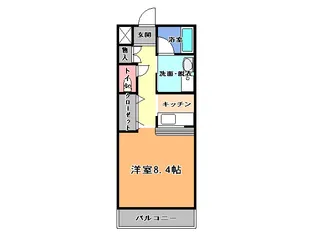メゾン セリーゼ【1階】の間取り