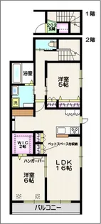 LE NOA【2階】の間取り