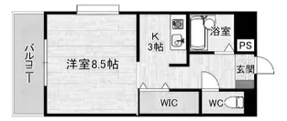 ピュアシティ小倉【10階】の間取り