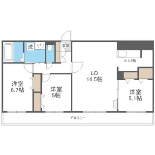 STELA POLARE【4階】の間取り