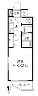 白金高輪レジデンス【3階】の間取り