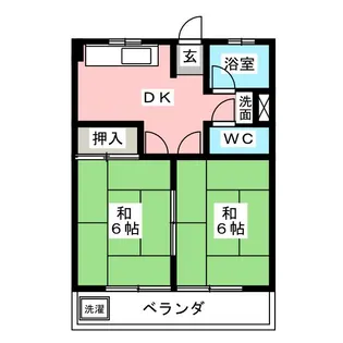 ラポール前田【2階】の間取り