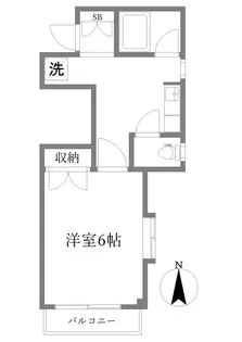 せせらぎパークサイド【2階】の間取り