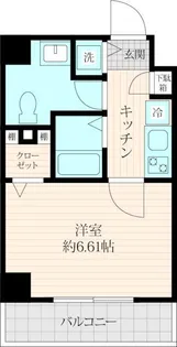 DeLCCS南池袋【4階】の間取り