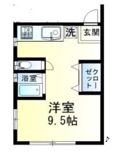 ハイツ押上【3階】の間取り