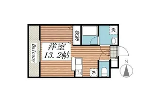 ル シェル【2階】の間取り