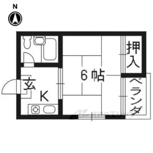 第一所マンション【3階】の間取り