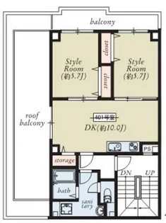 MAISON SA XV【2階】の間取り