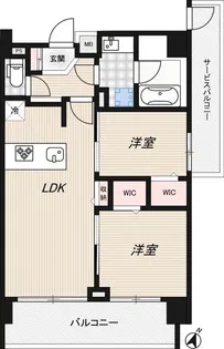 RIDGE豊洲【6階】の間取り