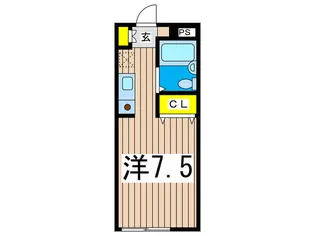 ハイツサンマイルド【2階】の間取り