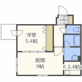 Aster月寒西II【4階】の間取り