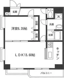 第二ケーエービル【2階】の間取り