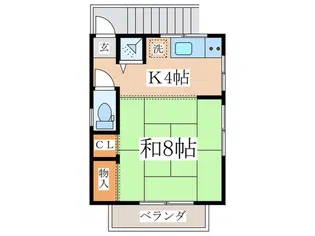 グリ-ンハイツ【2階】の間取り