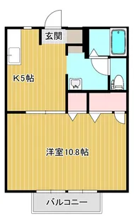 フォレワイエスA【1階】の間取り
