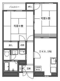東京都大田区大森南5【アパート】の間取り