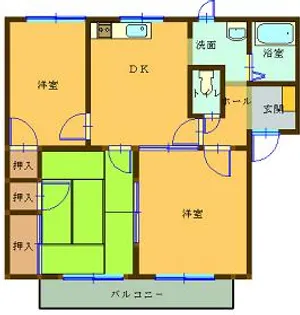 メゾン一色V 205号【2階】の間取り