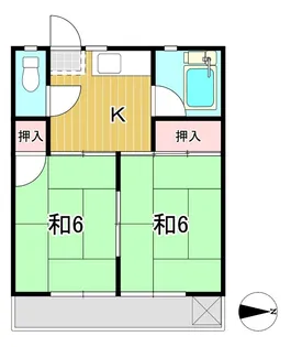 関アパート【1階】の間取り