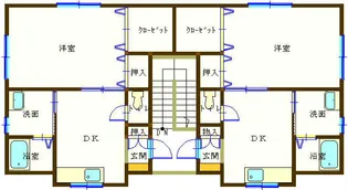 ヴィラユタカ【2階】の間取り
