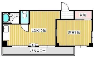 ビューハイツ清風台【2階】の間取り