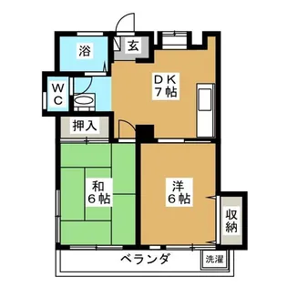 KKビル【2階】の間取り