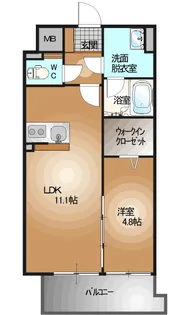 PALMS(パームス)【2階】の間取り