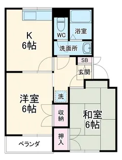 エイトランドA【2階】の間取り