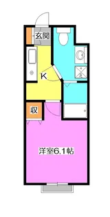 F.S先【2階】の間取り