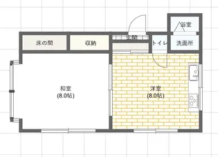 センターツリービル【3階】の間取り